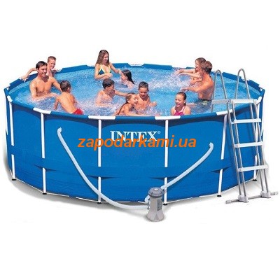 Каркасный бассейн Intex+ система циркуляции Pro-plus (457cm x 122cm)+ аксессуары, 2669